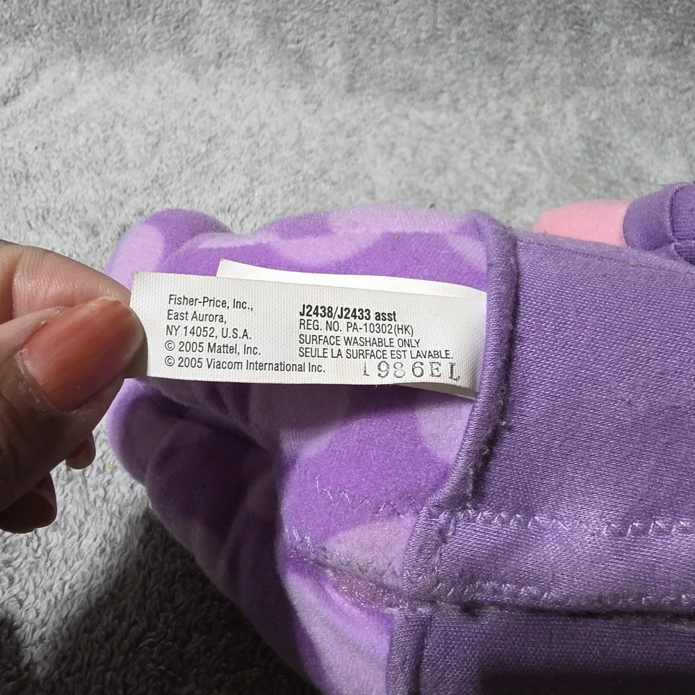 The Backyardigans Uniqua Talking and Singing Plush Toy 2005 Edition Tested Works
